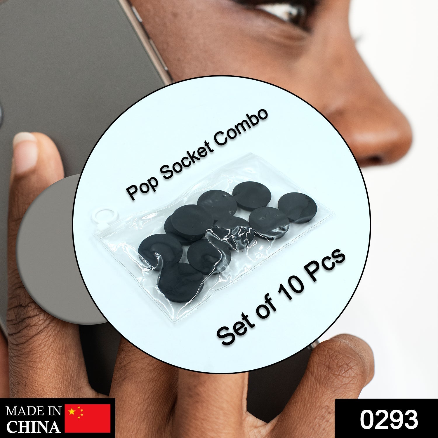 holder with clear pouch and mobile stand  holder with clear pouch and mobile stand